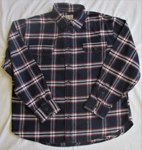 JACHS Men&#39;s Mediumweight Cotton Flannel Shirt Size XL - £17.99 GBP