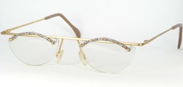 Vintage Cashiro 603 200 Gold /OTHER Eyeglasses Glasses Frame 51-17-145mm Germany - £60.36 GBP