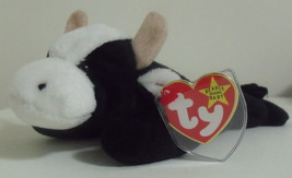 Ty Beanie Babies NWT Daisy the Black and White Cow Retired - £10.18 GBP