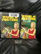 Wheel of Fortune Playstation 2 Box and Manual Video Game Video Game - £2.22 GBP
