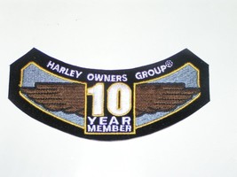 Harley Davidson Harley Owners Group 10 Year Member  HG patch inv 23 - £6.34 GBP