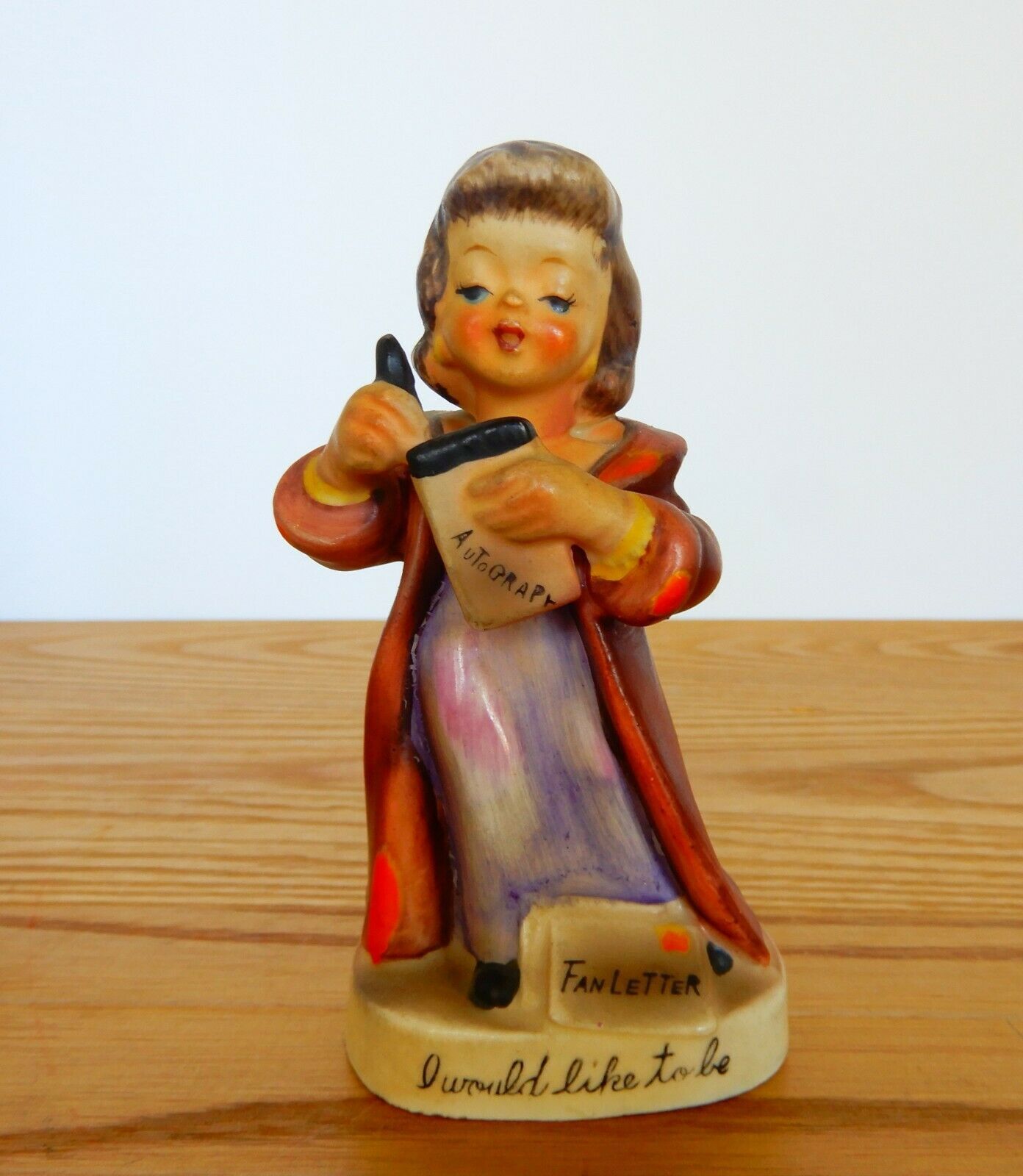 Primary image for Lefton 1957 "I Would Like to Be..." figurine series porcelain Actress figurine