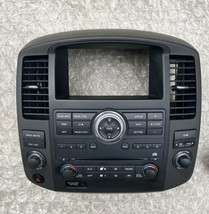 08-12 Nissan Pathfinder Radio 6 CD Player Climate Control FACE PLATE Bezel - $168.30