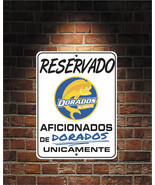 Reservado Aficionados de DORADOS SINALOA  Mexico Futbol 9 x 12  Aluminum... - £12.48 GBP