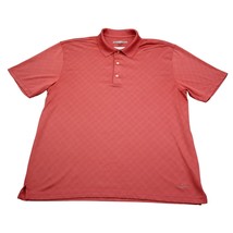 Greg Norman Shirt Mens Extra Large XL Peach Polo Golf Lightweight Outdoor - $19.68