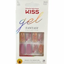 NEW Kiss Nails Gel Fantasy Press Glue Manicure Long Gel Coffin Matte Pin... - $16.88