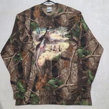 RealTree Mens Camo T Shirt Size XL Camouflage Long Sleeve Hunting Sportex - £14.76 GBP