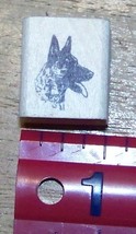 German Shepard dog head Rubber Stamp made in America - £10.73 GBP