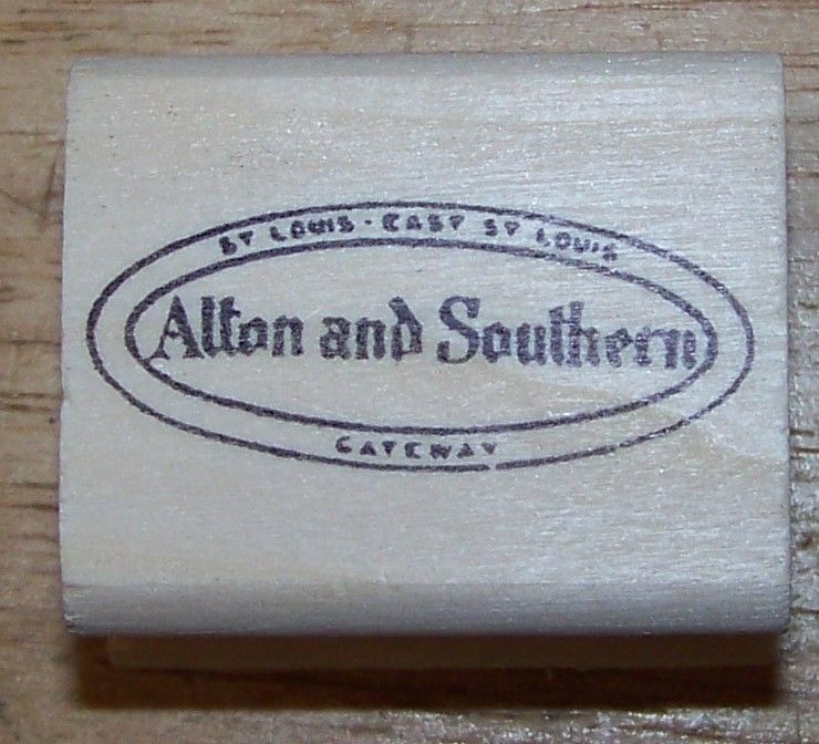 Primary image for Alton and Southern St Louis East St LouIs Gateway Rubber Stamp