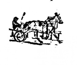 Harness racing Rubber Stamp ab - £10.85 GBP