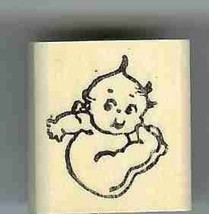 Kewpie falling rubber stamp made in USA - £10.69 GBP