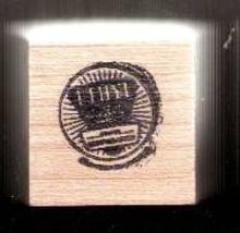 Ethyl gasoline logo Rubber Stamp  made in america USA egl - £7.45 GBP