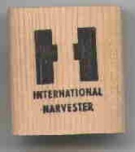 International harvester logo  rubber stamp ab - $13.63