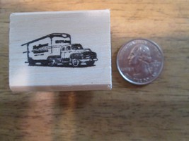 Vintage Mayflower truck 1950&#39;s  Rubber Stamp   1 1/2 x 1 1/8 inches - £11.90 GBP