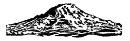 Mountains Rubber Stamp made in america free shipping - £10.89 GBP