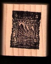 Nicaragua vintage Postage logo  Rubber Stamp made in america free shipping - $13.85
