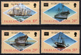 Zayix Falkland Islands 446-449 Mnh Ships Ss Great Britain Ameripex 051023SM49M - £2.31 GBP