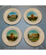 Vintage 1984 Set of 4 Ceramic 6 Inch Souvenir Plates Melrose MA Victoria... - £10.12 GBP