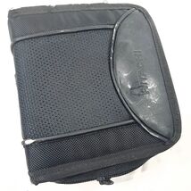 Hitachi Dvd-r dvd-rw case storage black zipper case dvd mini zippered ba... - $20.00