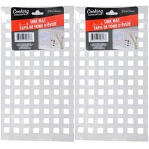 Set of 2  Cooking Concepts Plastic Sink Mats  12.5 x 11 in. - $8.99