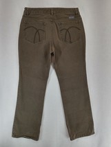 Vintage Liz Claiborne Size 12 Slim Women&#39;s Brown Denim Pants Jeans Mid-Rise - £9.75 GBP