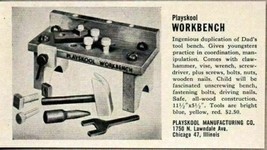 1952 Print Ad Playskool Toy Workbench Chicago,IL - £7.68 GBP