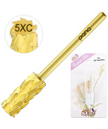 Professional Gold Small Barrel Nail Drill Bit 5X Coarse Grit - $15.99