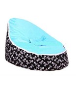 Cool Black Skull Baby Beanbag Baby Seat Kid Chair Baby Bean Bag Without ... - £39.32 GBP