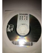 Lexmark 3500/4500 Series CD-2 Installation CD setup software For Macinto... - £38.01 GBP