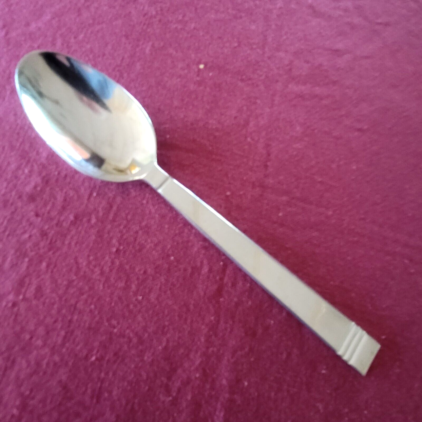 Primary image for Soup Spoon Lenox Stainless Beloved Pattern 7.5" Banded Heel Flat Tip Glossy
