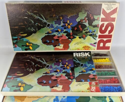 Vintage 1975 RISK World Conquest Board Game, Parker Brothers, Fun Classic Game! - £19.98 GBP