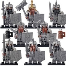 8Pcs/set Dwarves Army Warriors The Hobbit Battle of the Five Armies Minifigures - £13.93 GBP