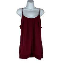 Maurices Women&#39;s Spaghetti Strap Blouse Size L Red - £11.01 GBP