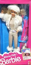 1990 Mattel Winter Fun Barbie in Ski Outfit W Accessories Vintage Sealed 5949 - £40.88 GBP
