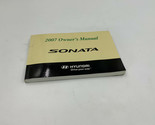 2007 Hyundai Sonata Owners Manual Handbook OEM K02B01008 - £14.06 GBP