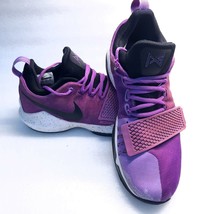 NIKE PG 1 Bright Violet Paul George Basketball Shoes 878627-500 Size 10 purple - £52.11 GBP