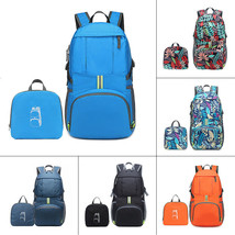 Portable Nylon Foldable Backpack Waterproof Outdoor Sport Camping Hiking Bags - £17.39 GBP