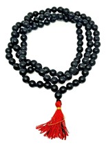 Narayan Shaligram Mala Prayer 108+1 Beads Japa Kali Gandaki Rosary Genui... - £25.12 GBP