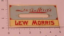 Vintage Lew Morris Cigar Label  - £3.87 GBP