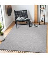 Geometric Area Rug: Loom &amp; Luxe 8x10 White - $3,064.89 MXN