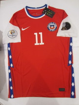 Eduardo Vargas Chile 2021 Copa America Stadium Red Home Soccer Jersey 20... - $90.00