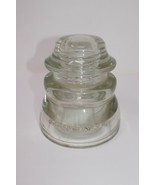 Hemingray No. 45 Clear Glass Power Line Insulator 10-51: Made In USA - $31.33 CAD