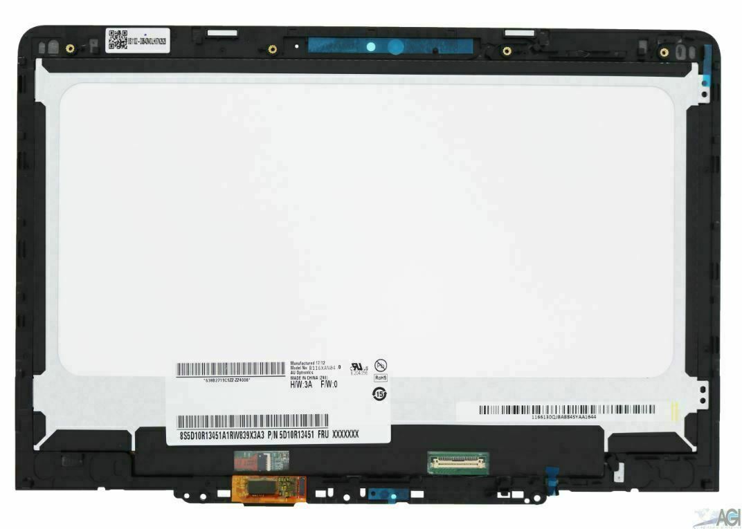 For Lenovo 300e Winbook 2nd Gen Lcd Touch Screen W/ Bezel 11.6 HD