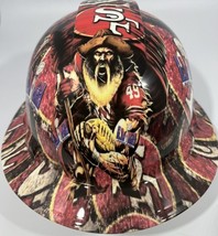 New Full Brim Hard Hat Custom Hydro Dipped San Francisco 49ER&#39;S Superbowl Lviii - £51.79 GBP