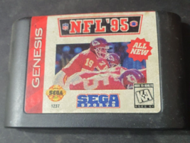 Sega Sports NFL &#39;95 (Sega Genesis) Cart Authentic Tested Cleaned Retro Gaming - £23.29 GBP