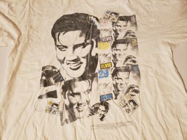 Vintage Elvis Presley Stamp T-Shirt USPS 1992 Distressed Size XXL Made in USA - £31.54 GBP