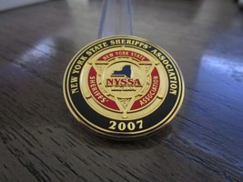 New York State Sheriffs Association 2007 Medallion Member Challenge Coin... - £14.79 GBP