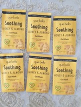 6 pack- Que Bella Bath &amp; Beauty Soothing Honey &amp; Almond Gel Mask 0.24 oz/ 7g - £7.56 GBP