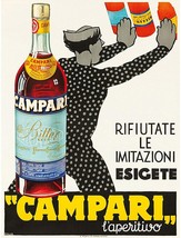 Wee Blue Coo Prints Campari l&#39;aperitivo. ca. 1934 FINE Art Print Poster - £18.78 GBP