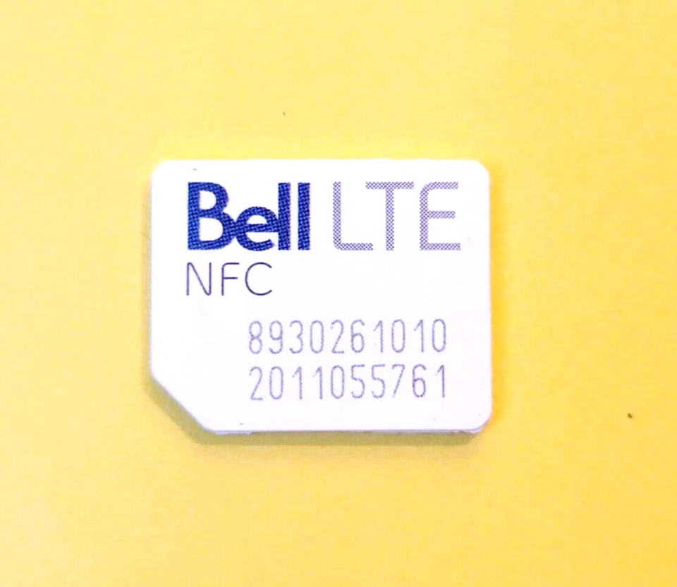 USED BELL MICRO SIM CARD RESTORING TEST CELL PHONES BOOT BYPASS UNLOCK U... - $5.20